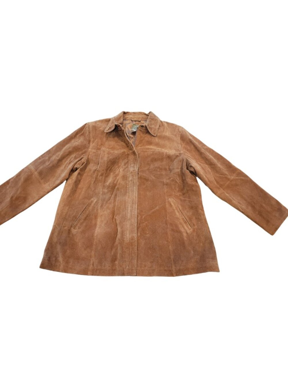 Vintage A.M.I. Cognac Brown Suede Leather Blazer/Jacket